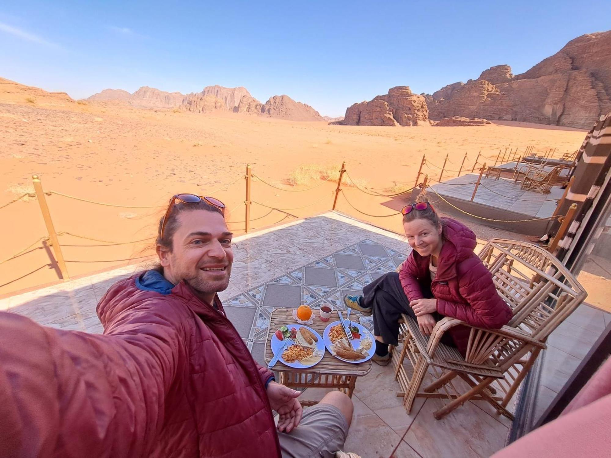Wadi Rum Sky Tours & Camp Exteriör bild